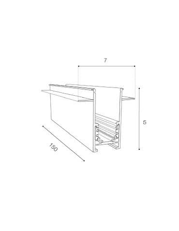 Azzardo Szynoprzewód Magnetyczny MAGNETIC 52 GIPS 1,5m Czarny AZ4648 - produkt 2