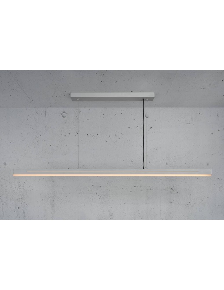 Lampy wiszące nad wyspę - NORDLUX SKYLAR Lampa Wisząca LED Aluminium Aluminium 2113003029 - product kolory-swiatla.pl 4