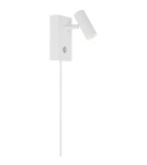 Kinkiety do sypialni - NORDLUX OMARI Lampa ścienna Kinkiet LED Metal Biały 2112231001 - product 1
