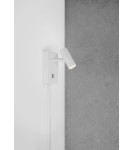 Kinkiety do sypialni - NORDLUX OMARI Lampa ścienna Kinkiet LED Metal Biały 2112231001 - product 4