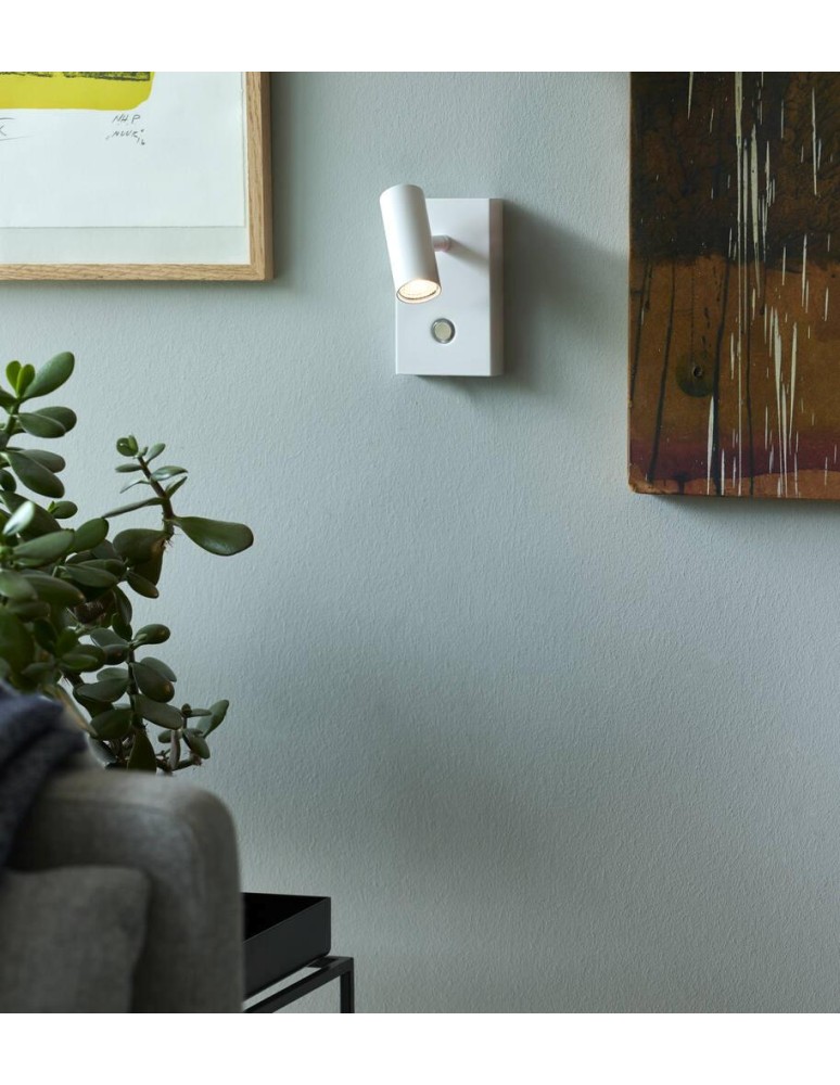 Kinkiety do sypialni - NORDLUX OMARI Lampa ścienna Kinkiet LED Metal Biały 2112231001 - product kolory-swiatla.pl 5