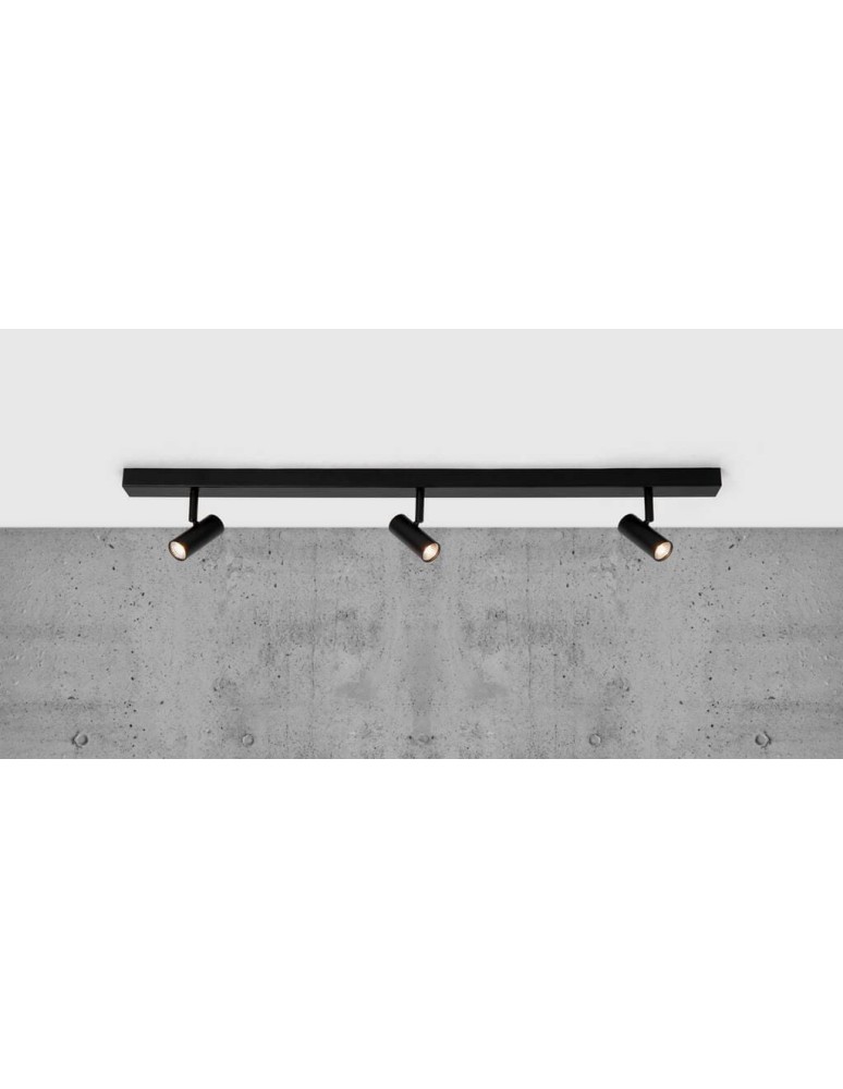 NORDLUX OMARI Lampa Sufitowa Spot LED Metal Czarny 2112193003