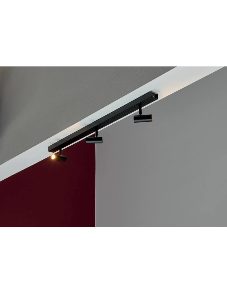 NORDLUX OMARI Lampa Sufitowa Spot LED Metal Czarny 2112193003