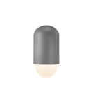 NORDLUX HEKA Lampa Ścienna E27 15W Aluminium Szary 2118211050 NORDLUX HEKA Lampa Ścienna E27 15W Aluminium Szary 2118211050