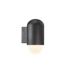 Kinkiety zewnętrzne - NORDLUX HEKA Lampa Ścienna E27 15W Aluminium Czarny 2118211003 - product 1