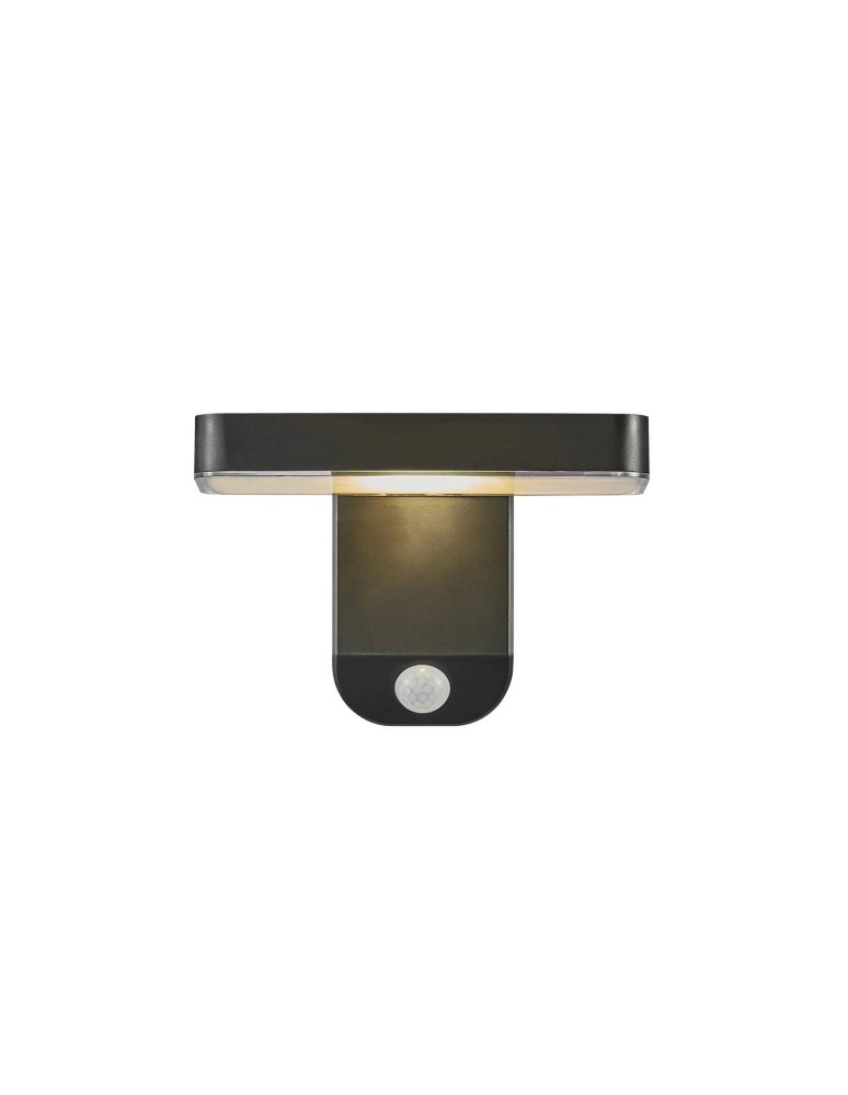 NORDLUX RICA Lampa Ścienna Solar Led Plastik Czarny 2118161003