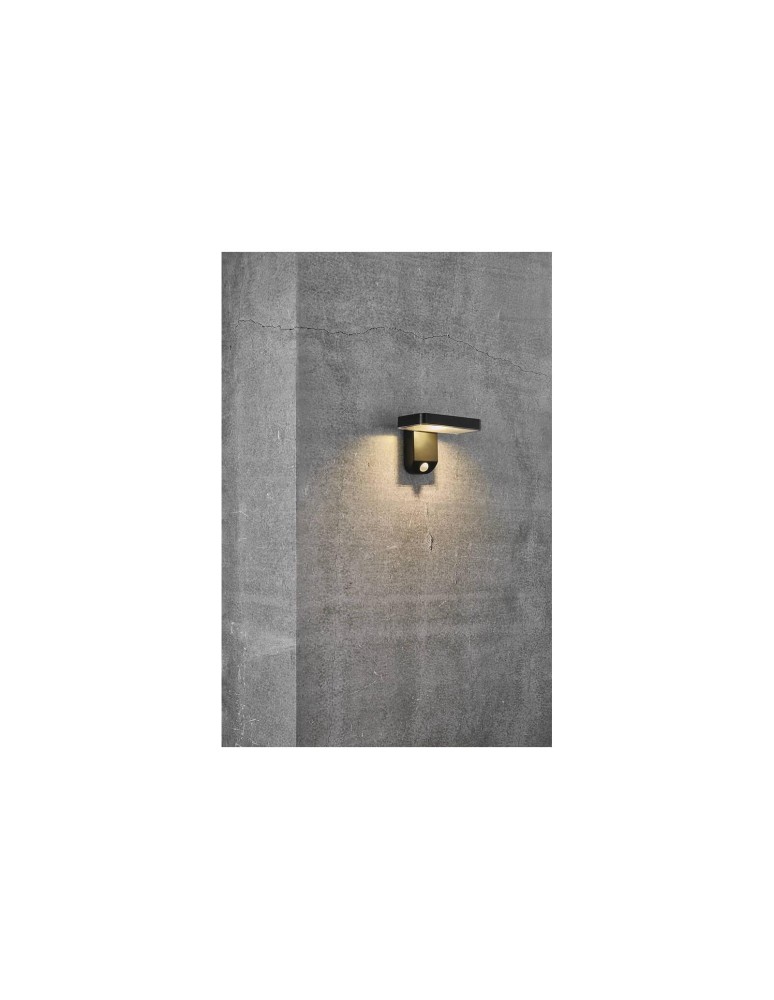 Lampy solarne - NORDLUX RICA Lampa Ścienna Solar Led Plastik Czarny 2118161003 - product kolory-swiatla.pl 4