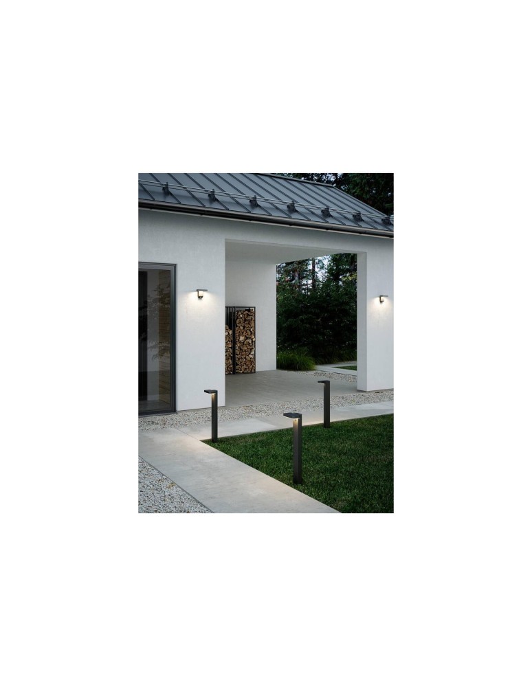 Lampy solarne - NORDLUX RICA Lampa Ścienna Solar Led Plastik Czarny 2118161003 - product kolory-swiatla.pl 6