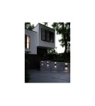 Kinkiety zewnętrzne - NORDLUX ASBOL Lampa Ścienna LED Aluminium Czarny 84971003 - product 2