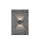 Kinkiety zewnętrzne - NORDLUX ASBOL Lampa Ścienna LED Aluminium Czarny 84971003 - product 5