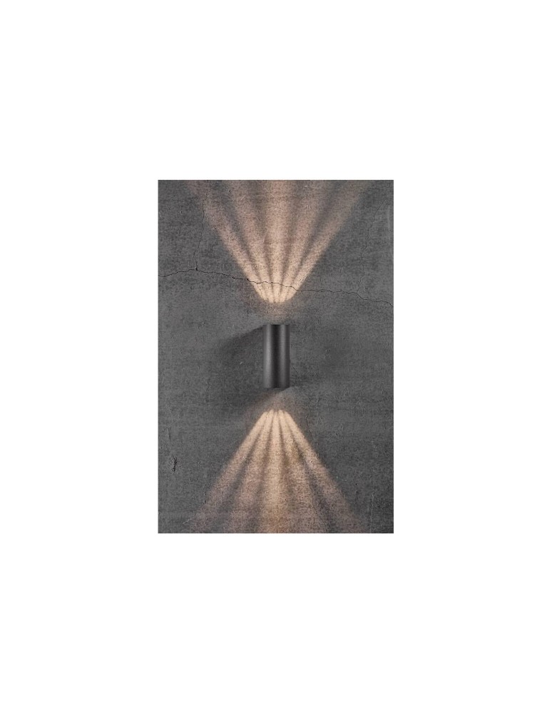 NORDLUX ASBOL Lampa Ścienna LED Aluminium Czarny 84971003