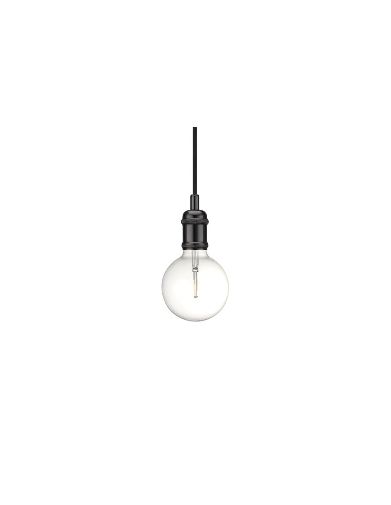 NORDLUX AVRA Lampa Wisząca E27 60W Metal Czarny/Chrom 84800003 NORDLUX AVRA Lampa Wisząca E27 60W Metal Czarny/Chrom 84800003