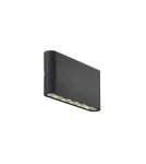 Kinkiety zewnętrzne - NORDLUX KINVER Lampa Ścienna LED Metal Czarny 84181003 - product 1
