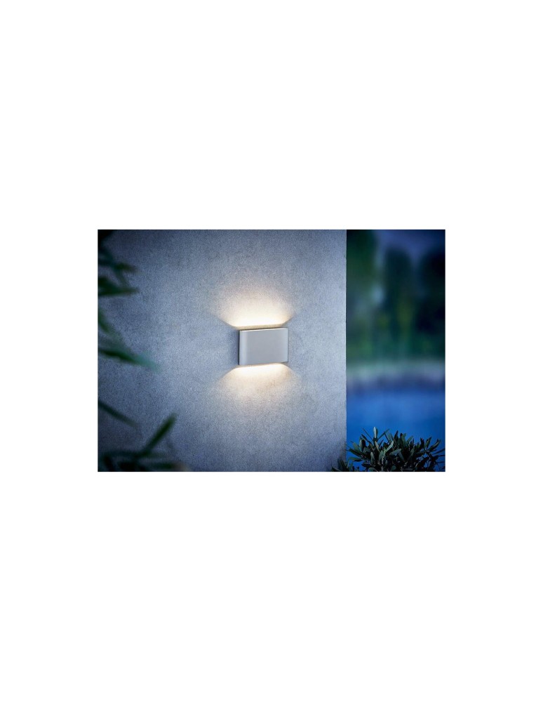 Kinkiety zewnętrzne - NORDLUX KINVER Lampa Ścienna LED Metal Biały 84181001 - product kolory-swiatla.pl 3
