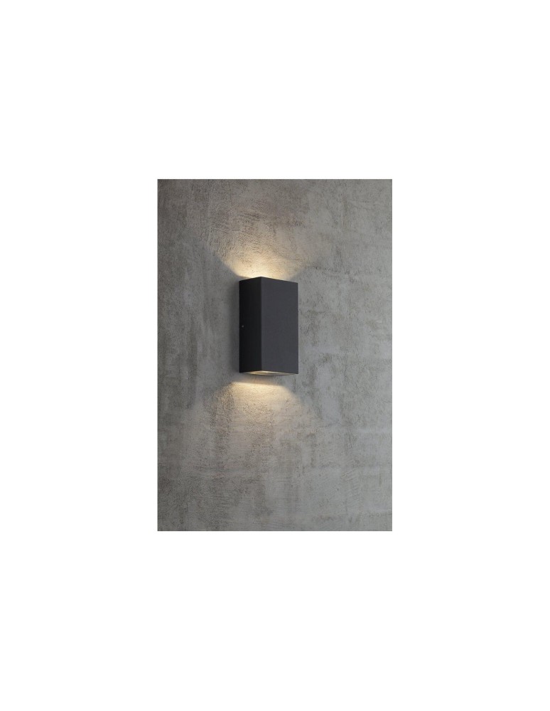 Kinkiety zewnętrzne - NORDLUX ROLD Lampa Ścienna LED Metal Czarny 84151003 - product kolory-swiatla.pl 2