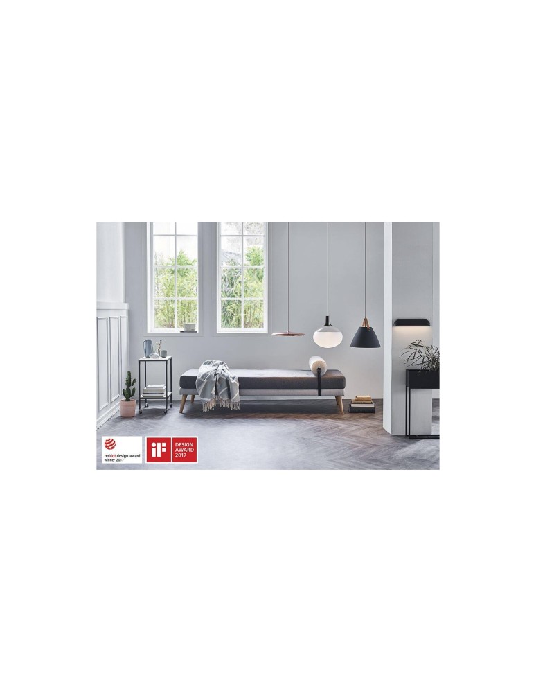NORDLUX FRONT Lampa Ścienna LED Metal Czarny 84091003 NORDLUX FRONT Lampa Ścienna LED Metal Czarny 84091003