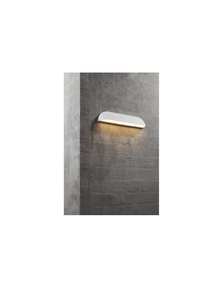 NORDLUX FRONT Lampa Ścienna LED Metal Biały 84091001 NORDLUX FRONT Lampa Ścienna LED Metal Biały 84091001