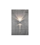 Kinkiety zewnętrzne - NORDLUX CANTO Lampa Ścienna LED Metal Srebrny 49711031 - product 6