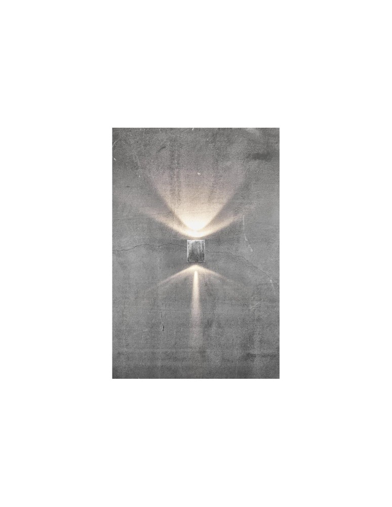 NORDLUX CANTO Lampa Ścienna LED Metal Srebrny 49711031