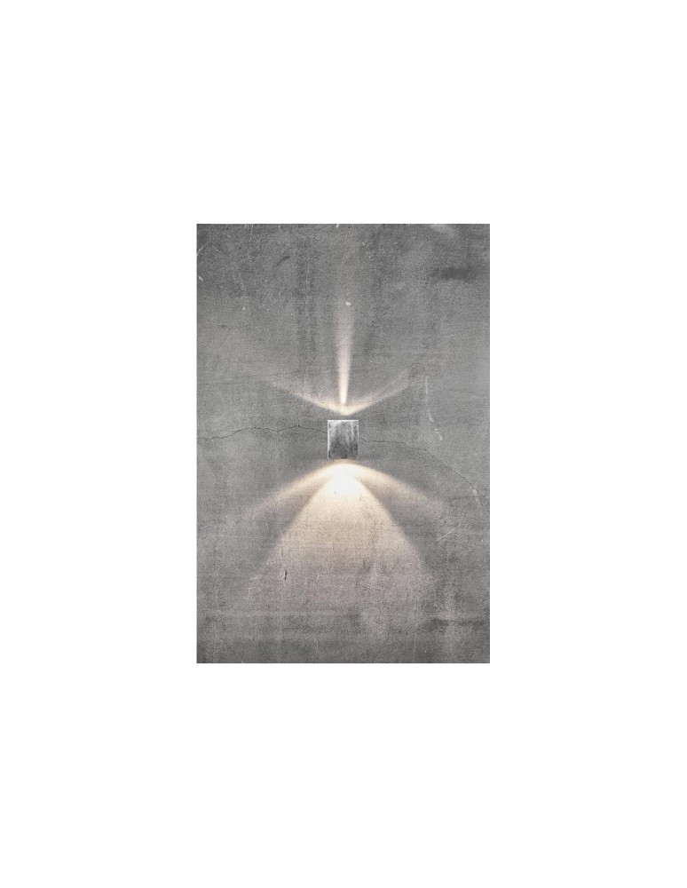NORDLUX CANTO Lampa Ścienna LED Metal Srebrny 49711031