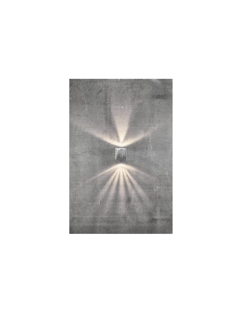 NORDLUX CANTO Lampa Ścienna LED Metal Srebrny 49711031