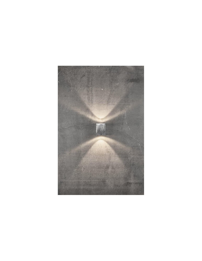 NORDLUX CANTO Lampa Ścienna LED Metal Srebrny 49711031