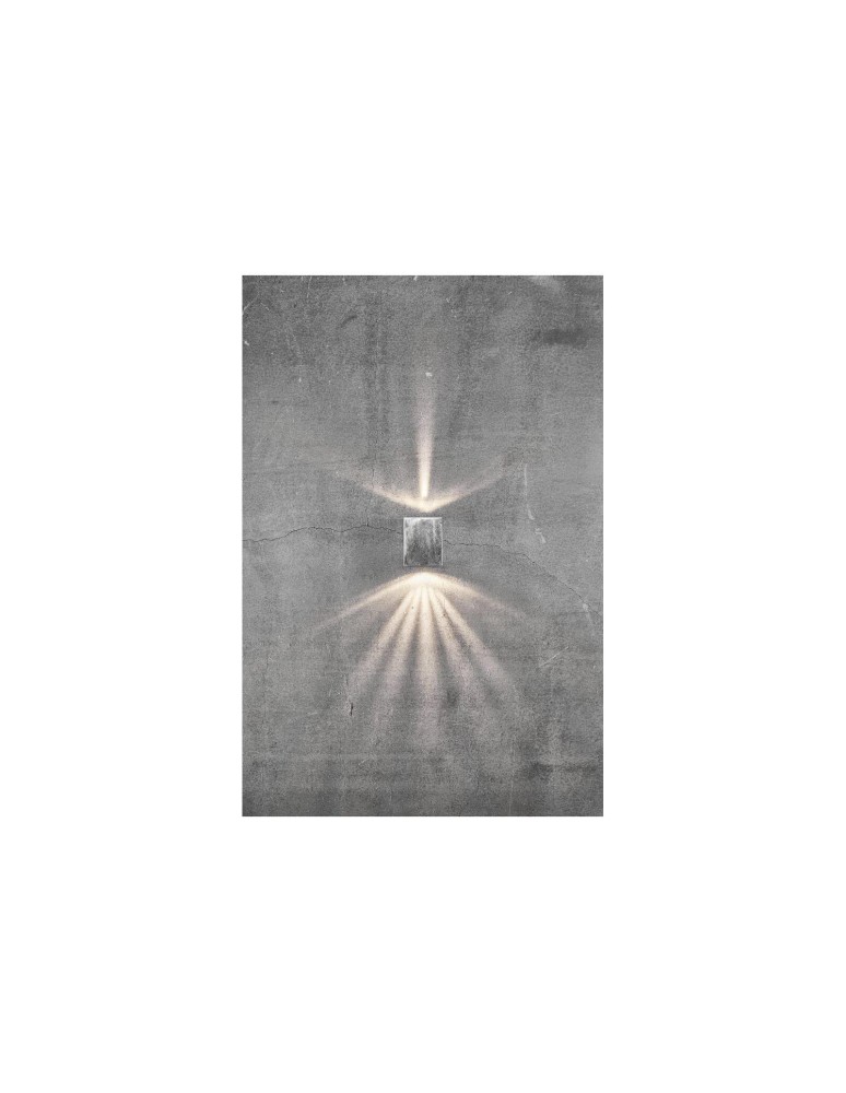 NORDLUX CANTO Lampa Ścienna LED Metal Srebrny 49711031
