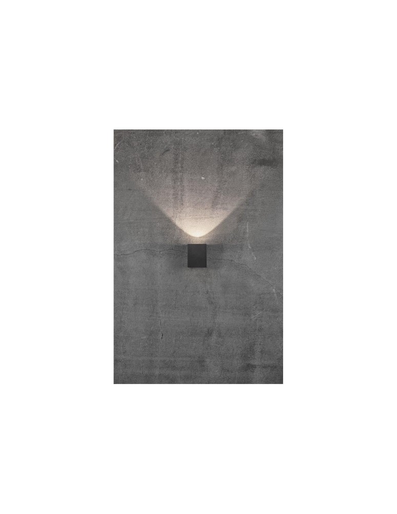 NORDLUX CANTO Lampa Ścienna LED Aluminium Czarny 49711003