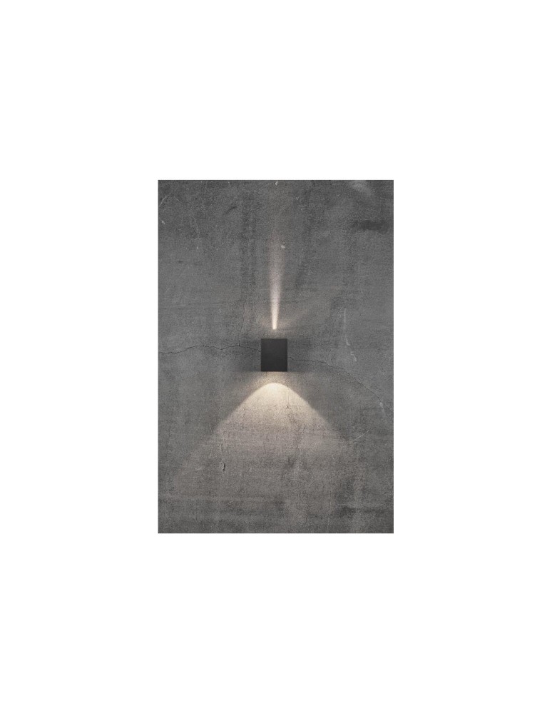 NORDLUX CANTO Lampa Ścienna LED Aluminium Czarny 49711003
