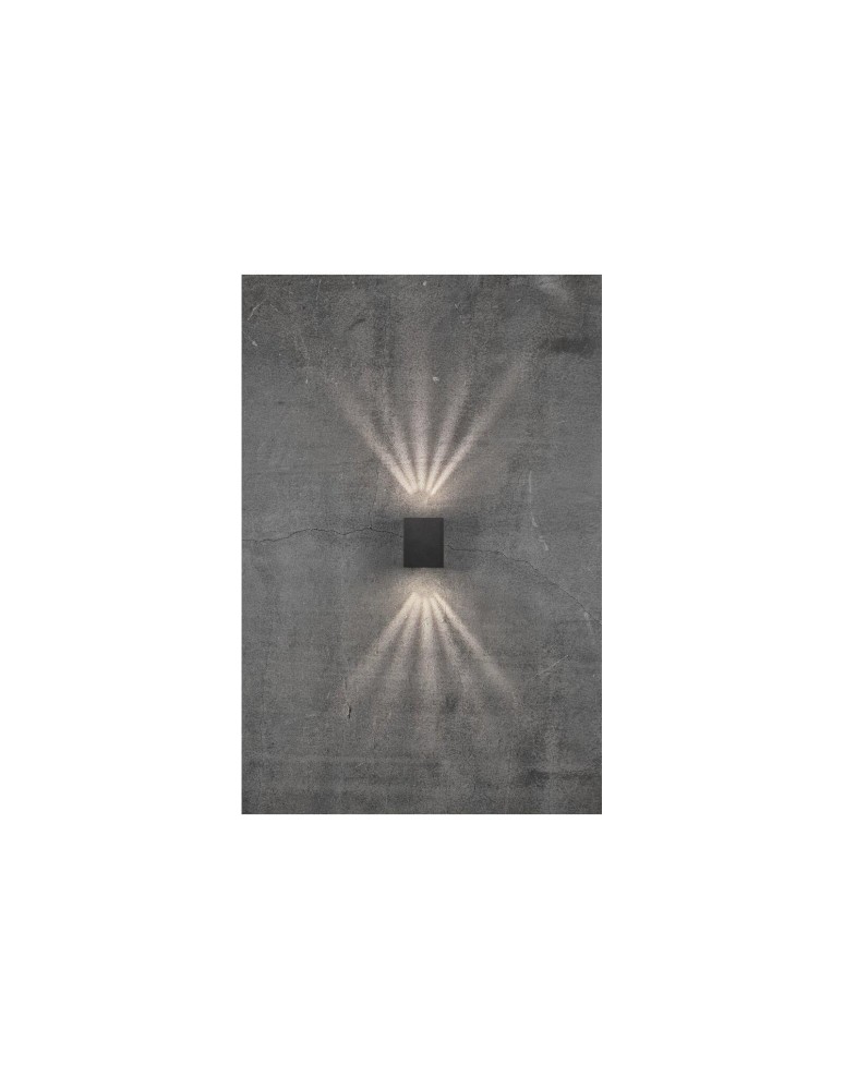 NORDLUX CANTO Lampa Ścienna LED Aluminium Czarny 49711003