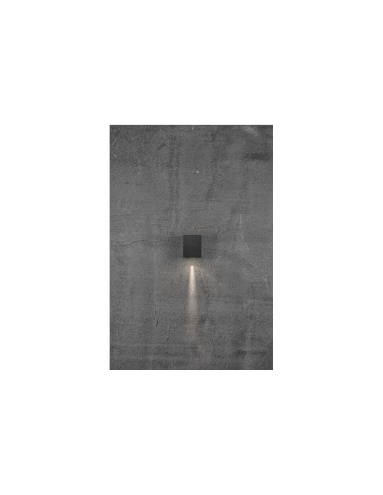 NORDLUX CANTO Lampa Ścienna LED Aluminium Czarny 49711003