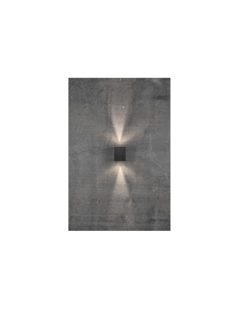 NORDLUX CANTO Lampa Ścienna LED Aluminium Czarny 49711003