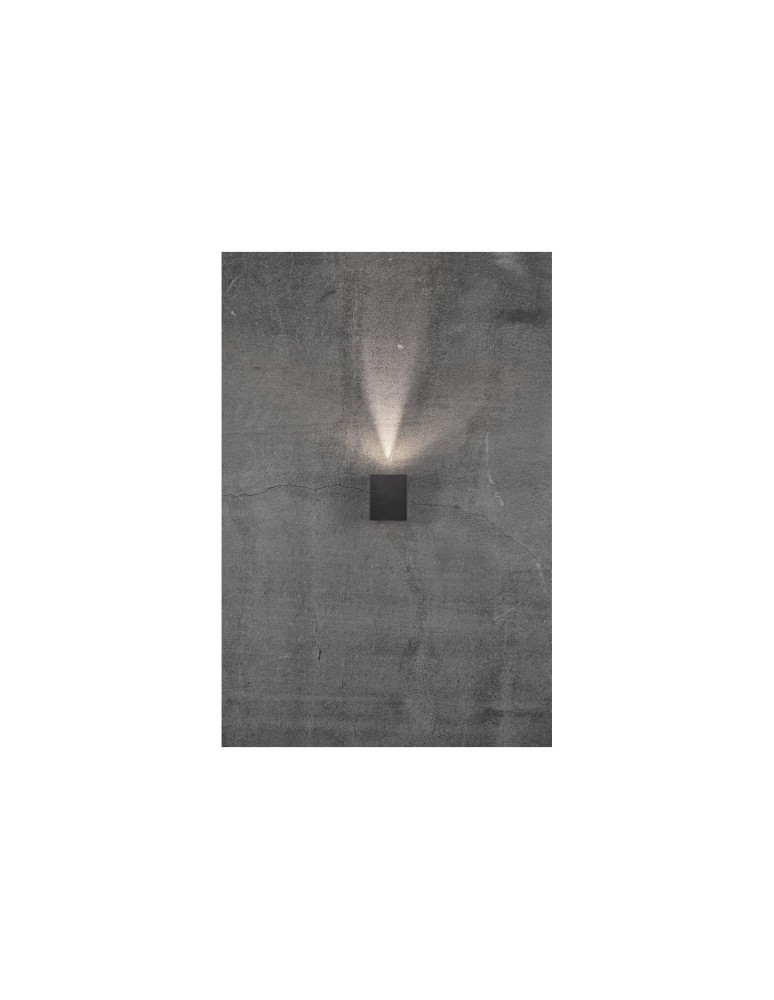 NORDLUX CANTO Lampa Ścienna LED Aluminium Czarny 49711003