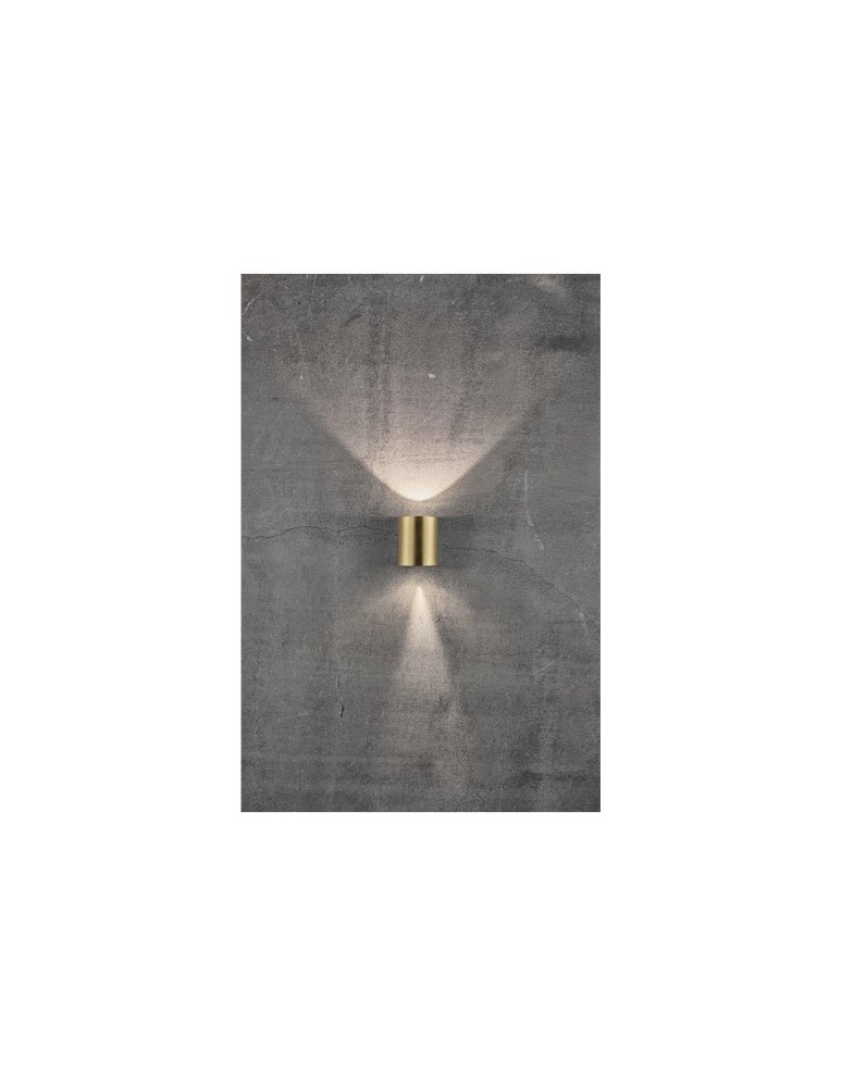 NORDLUX CANTO Lampa Ścienna LED Mosiądz Mosiądz 49701035 NORDLUX CANTO Lampa Ścienna LED Mosiądz Mosiądz 49701035