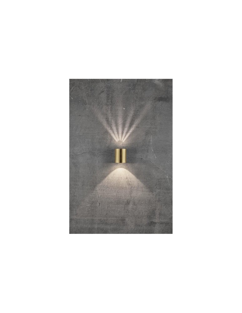 NORDLUX CANTO Lampa Ścienna LED Mosiądz Mosiądz 49701035 NORDLUX CANTO Lampa Ścienna LED Mosiądz Mosiądz 49701035