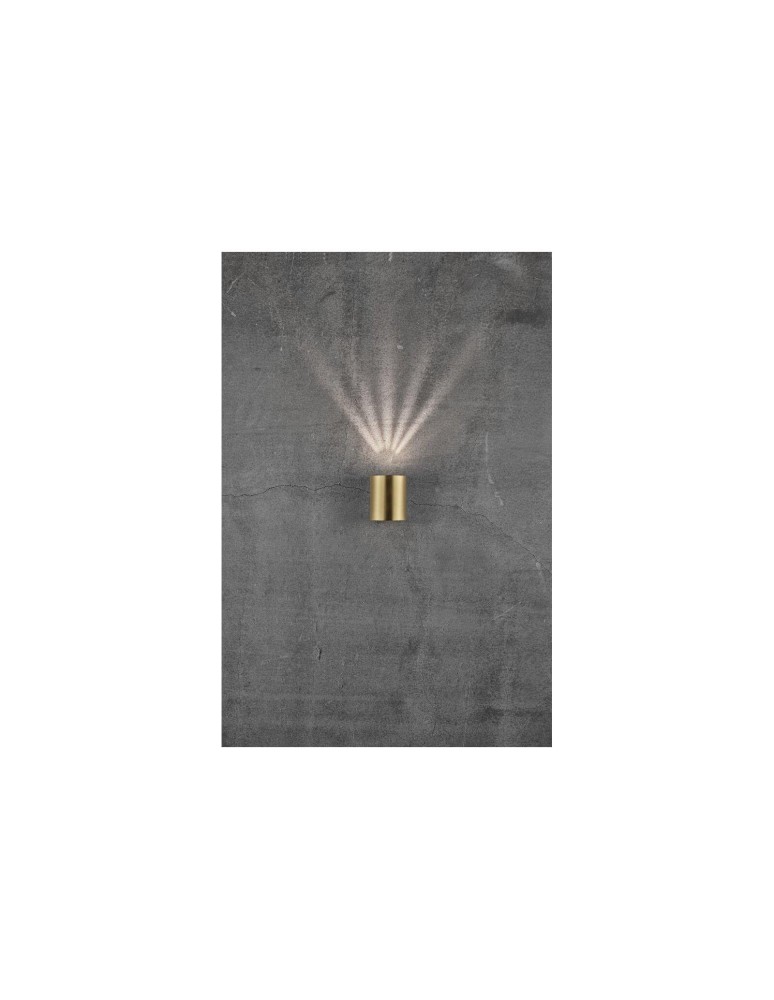 NORDLUX CANTO Lampa Ścienna LED Mosiądz Mosiądz 49701035 NORDLUX CANTO Lampa Ścienna LED Mosiądz Mosiądz 49701035