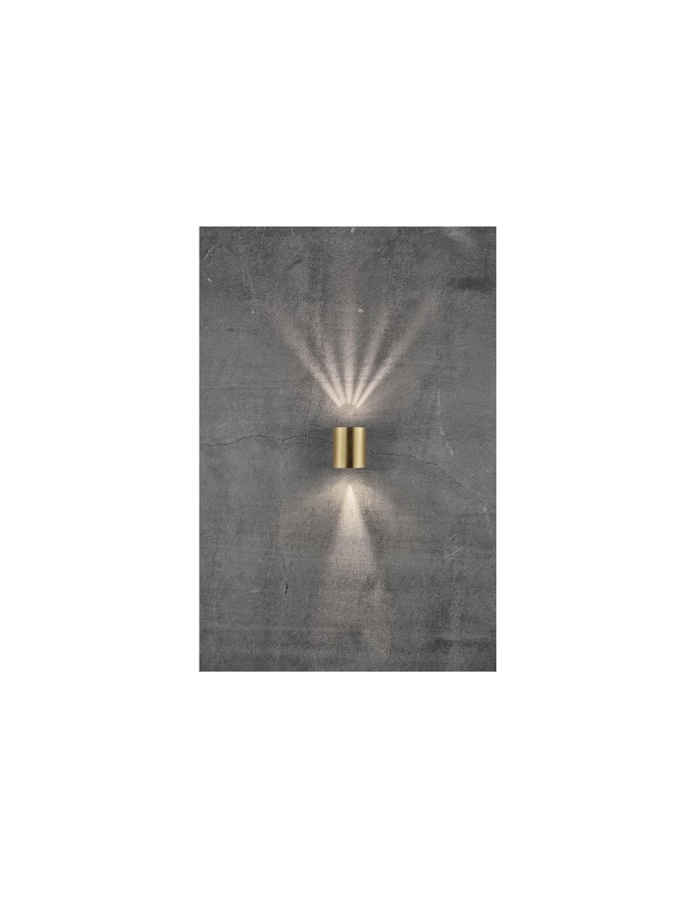 NORDLUX CANTO Lampa Ścienna LED Mosiądz Mosiądz 49701035 NORDLUX CANTO Lampa Ścienna LED Mosiądz Mosiądz 49701035