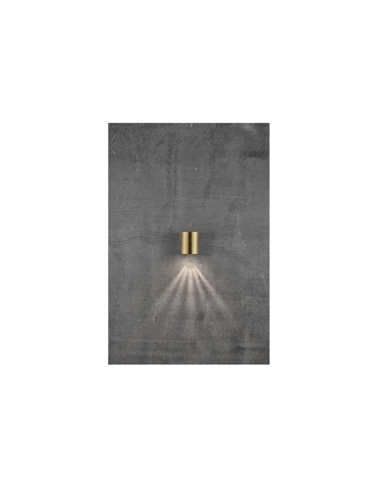 NORDLUX CANTO Lampa Ścienna LED Mosiądz Mosiądz 49701035 NORDLUX CANTO Lampa Ścienna LED Mosiądz Mosiądz 49701035