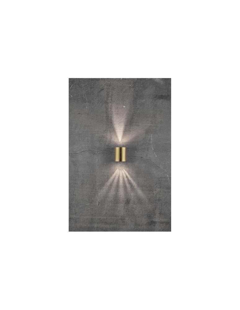NORDLUX CANTO Lampa Ścienna LED Mosiądz Mosiądz 49701035 NORDLUX CANTO Lampa Ścienna LED Mosiądz Mosiądz 49701035