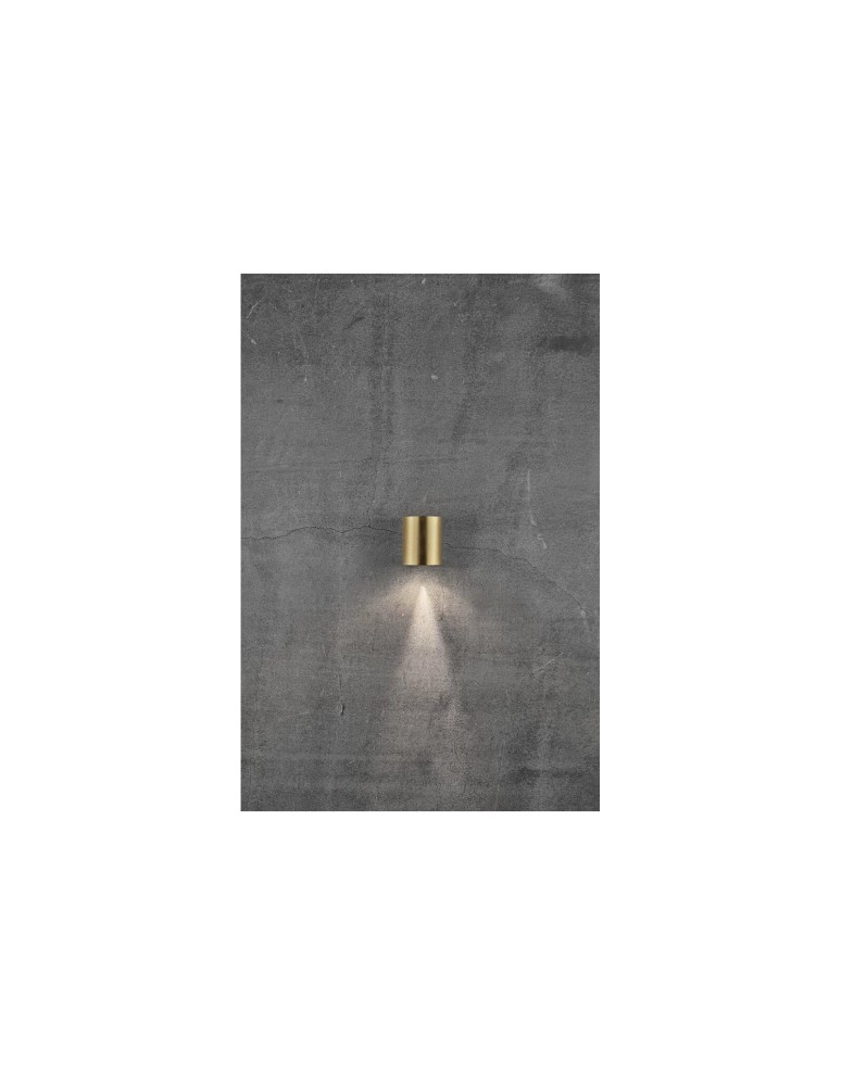 NORDLUX CANTO Lampa Ścienna LED Mosiądz Mosiądz 49701035 NORDLUX CANTO Lampa Ścienna LED Mosiądz Mosiądz 49701035