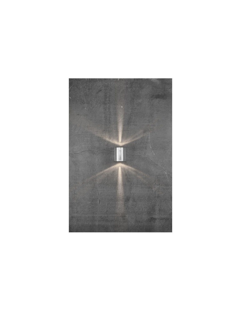 NORDLUX CANTO Lampa Ścienna LED Metal Srebrny 49701031 NORDLUX CANTO Lampa Ścienna LED Metal Srebrny 49701031