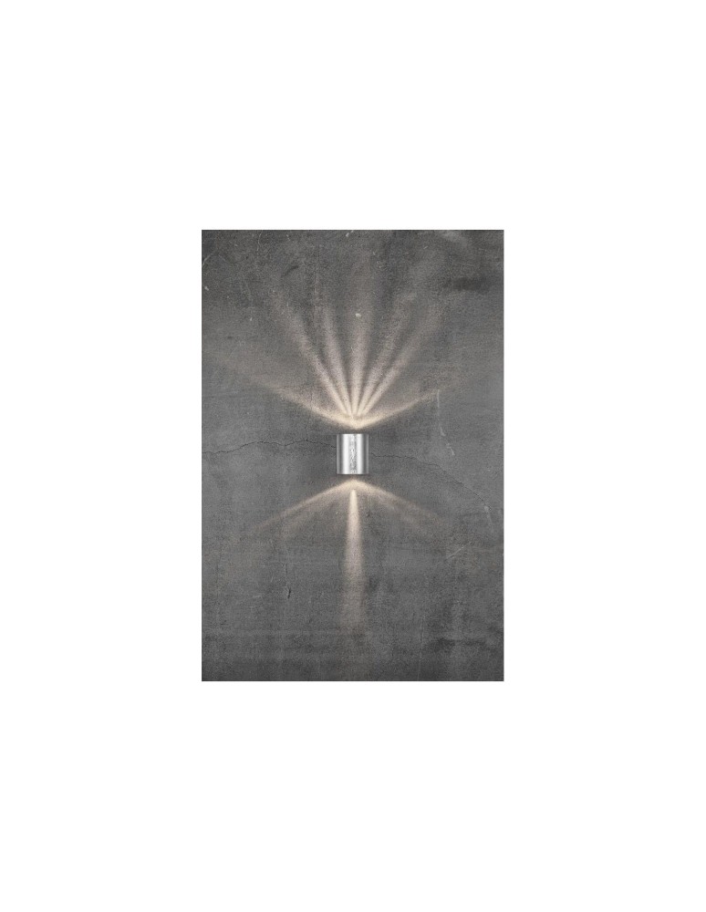 NORDLUX CANTO Lampa Ścienna LED Metal Srebrny 49701031 NORDLUX CANTO Lampa Ścienna LED Metal Srebrny 49701031