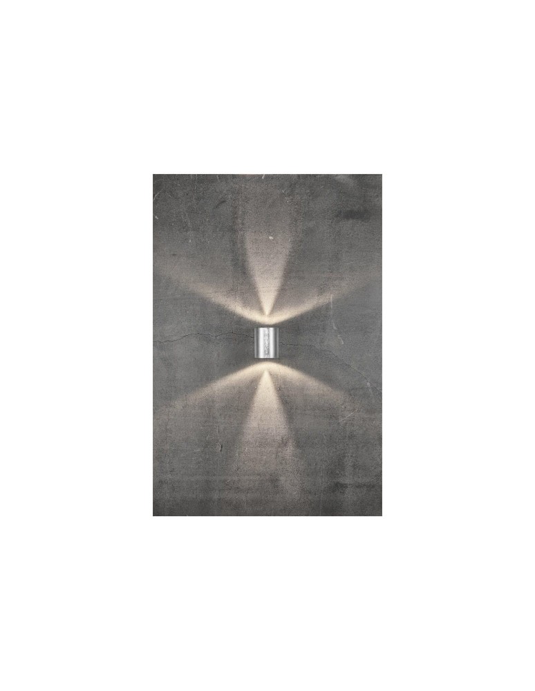 NORDLUX CANTO Lampa Ścienna LED Metal Srebrny 49701031 NORDLUX CANTO Lampa Ścienna LED Metal Srebrny 49701031