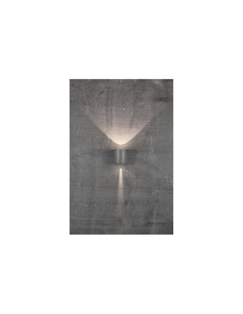 NORDLUX CANTO Lampa Ścienna LED Aluminium Szary 49701010 NORDLUX CANTO Lampa Ścienna LED Aluminium Szary 49701010