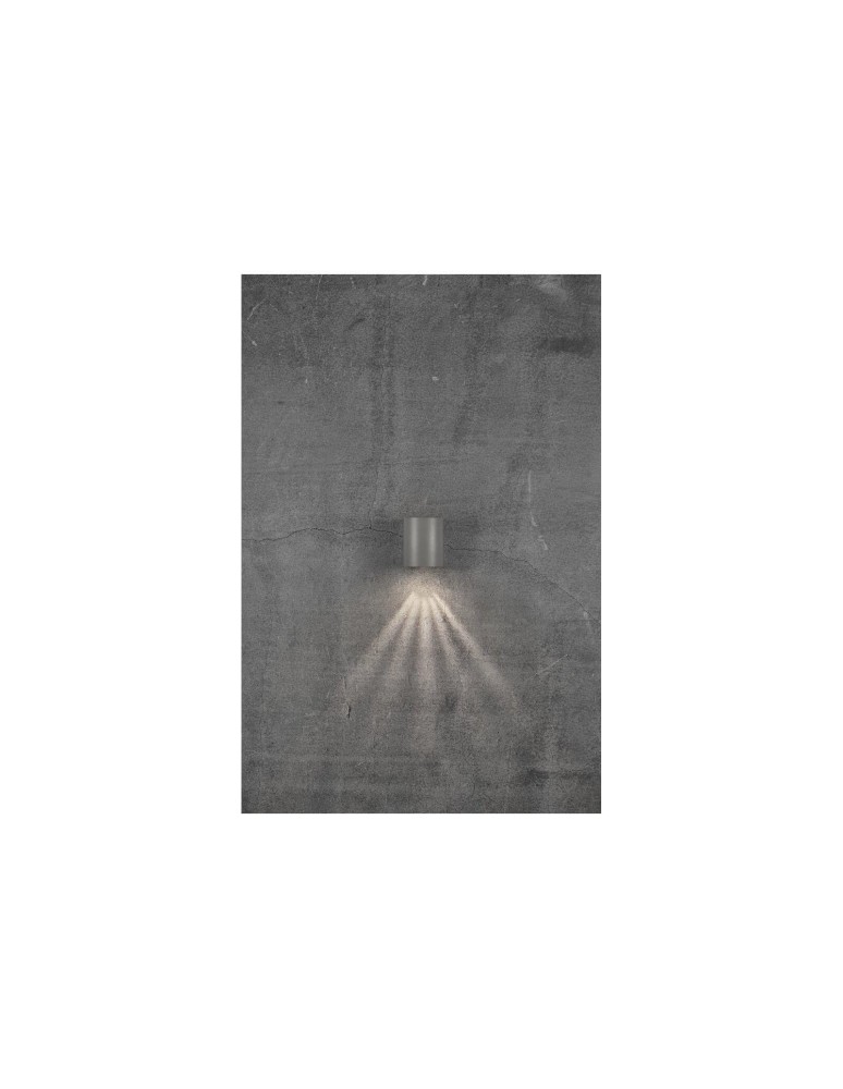 NORDLUX CANTO Lampa Ścienna LED Aluminium Szary 49701010 NORDLUX CANTO Lampa Ścienna LED Aluminium Szary 49701010