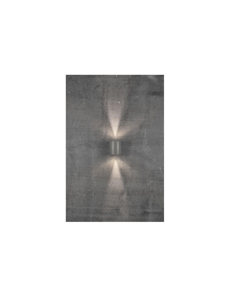 NORDLUX CANTO Lampa Ścienna LED Aluminium Szary 49701010 NORDLUX CANTO Lampa Ścienna LED Aluminium Szary 49701010