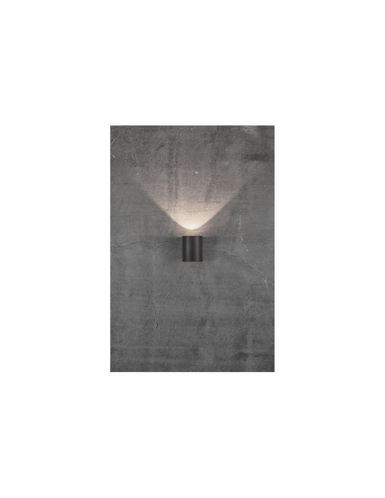 NORDLUX CANTO Lampa Ścienna LED Aluminium Czarny 49701003 NORDLUX CANTO Lampa Ścienna LED Aluminium Czarny 49701003
