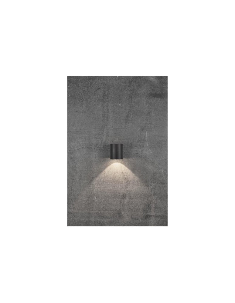 NORDLUX CANTO Lampa Ścienna LED Aluminium Czarny 49701003 NORDLUX CANTO Lampa Ścienna LED Aluminium Czarny 49701003