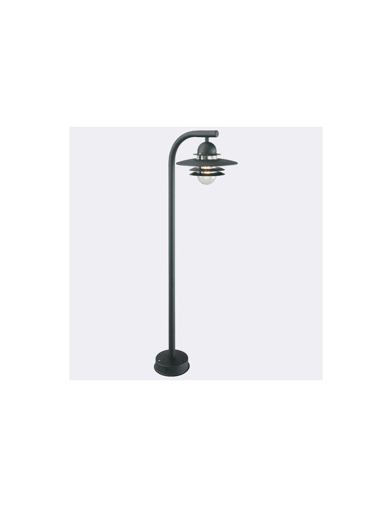 Lampy ogrodowe stojące - Norlys Oslo 118cm 1xE27 Stojąca IP65 Czarny 245B - produkt kolory-swiatla.pl 1