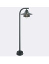 Norlys Oslo 118cm 1xE27 Stojąca IP65 Czarny 245B